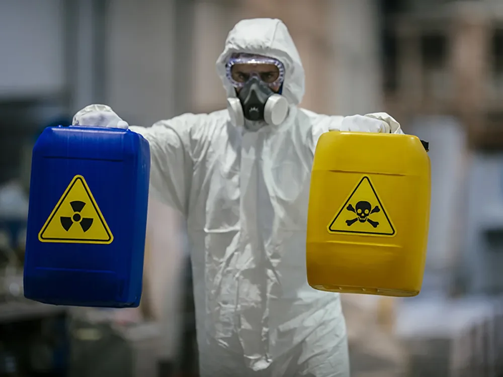 biohazard cleanup professionals at work in Bixby